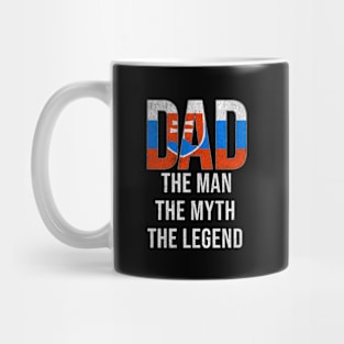 Slovakian Dad The Man The Myth The Legend - Gift for Slovakian Dad With Roots From Slovakian Mug